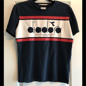 Diadora Shirt Small Dark Blue